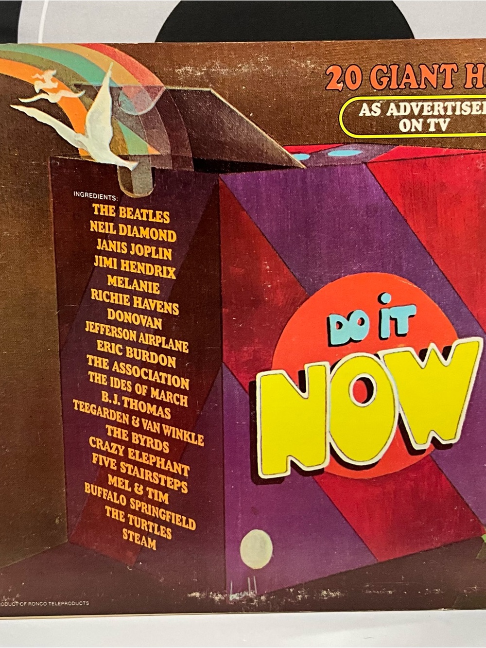 Various - Do It Now, 20 Giant Hits Compilation LP (1970) Ronco LP1001
